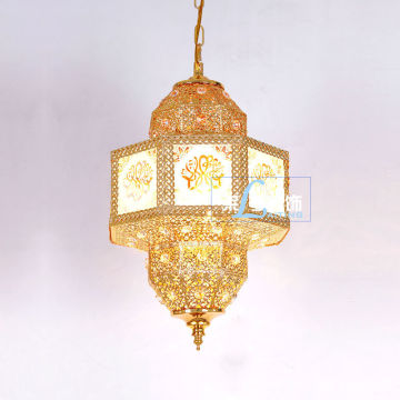 Lampe Classique Dorée Marocaine